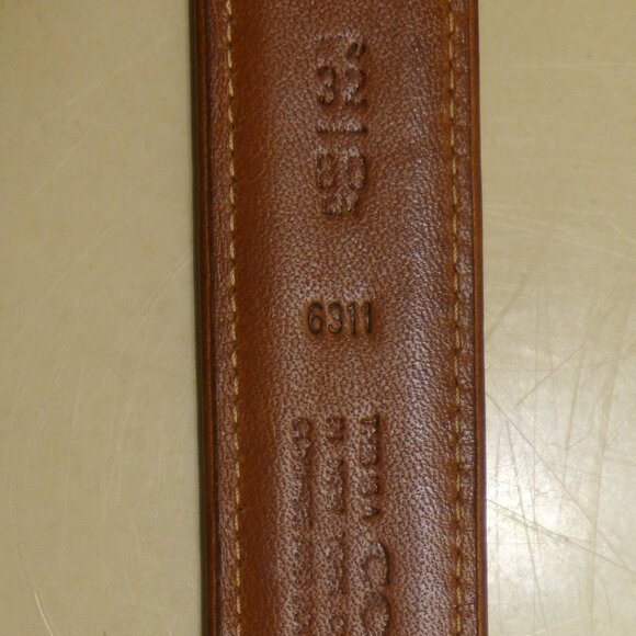 Coach Tab Belt 32" Tan 6311 - Picture 3 of 5